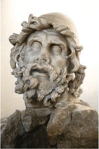 Голова мраморной статуи Одиссея, II век до н. э.