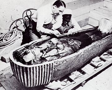 Фото раскопок гробницы Тутанхамона. Долина царей, Луксор.